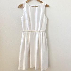 Lotus Grace white cocktail dress